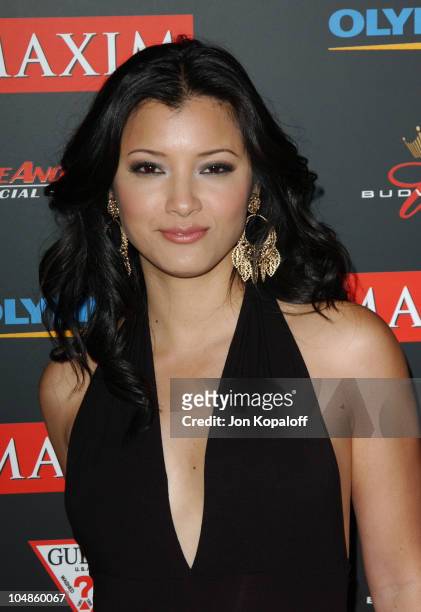 Kelly Hu during Maxim Magazine's Annual Hot 100 Party at 1400 Ivar in Hollywood, CA, United States.