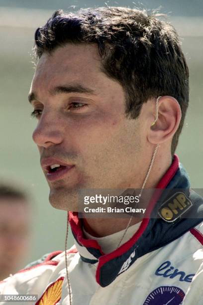 Max Papis of Italy Marlboro Grand Prix of Miami, CART race, on March 26, 2000 in Homestead, Florida.