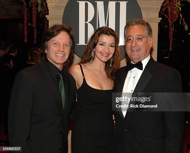 Jeff Hanna, Matraca Berg and Del Bryant, BMI during 53rd Annual BMI Country Music Awards at BMI Nashville Offices in Nashville, Tennessee, United...