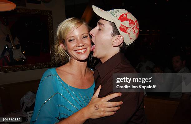 Amy Smart & Shia LaBeouf during World Premiere Of "The Battle Of Shaker Heights" - After Party at Hard Rock Restaurant in Universal City, California,...