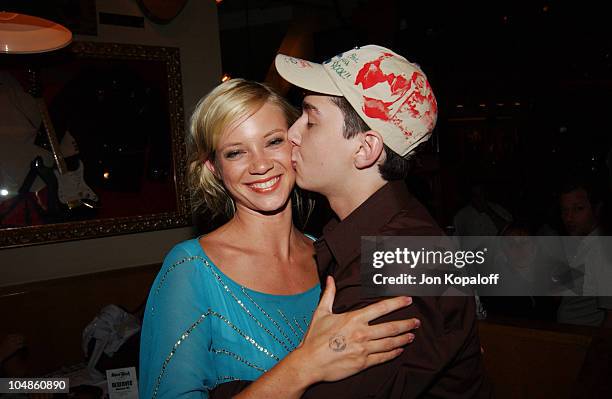 Amy Smart & Shia LaBeouf during World Premiere Of "The Battle Of Shaker Heights" - After Party at Hard Rock Restaurant in Universal City, California,...