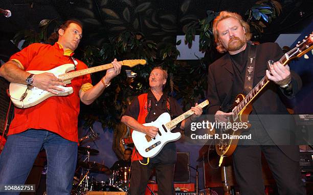 Steven Seagal, James Burton and Lee Roy Parnell