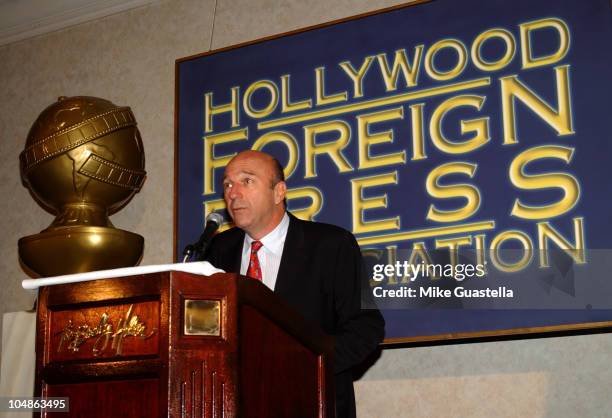 Lorenzo Soria, president of Hollywood Foreign Press Association