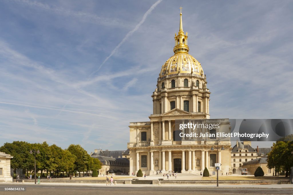Les Invalides in Paris, France.