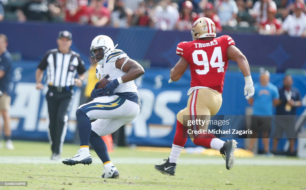 San Francisco 49ers v Los Angeles Chargers