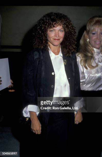 Amy Irving during Starlight Foundation Benefit - September 22, 1988 at Ed Debevic's Restaurant in Beverly Hills, California, United States.