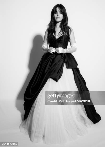 Camila Cabello poses for a portrait at the American Music Awards at Microsoft Theater on October 9, 2018 in Los Angeles, California.