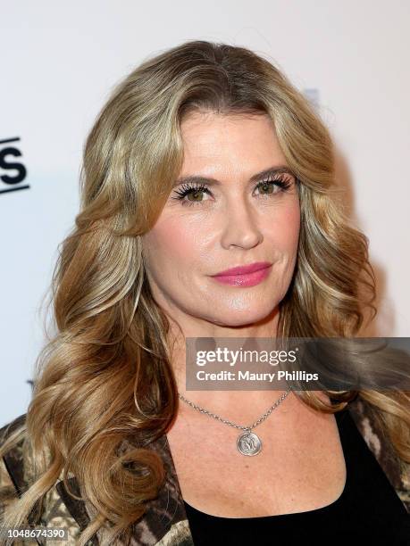 Kristy Swanson arrives at "Gosnell: The Trial of America's Biggest Serial Killer" Premiere at Saban Theatre on October 9, 2018 in Beverly Hills,...