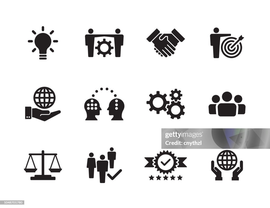 Base des valeurs Icon Set