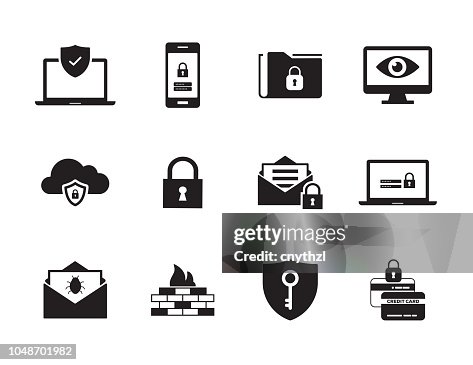 Cyber Security Icon Set Cyber Security Icon Set