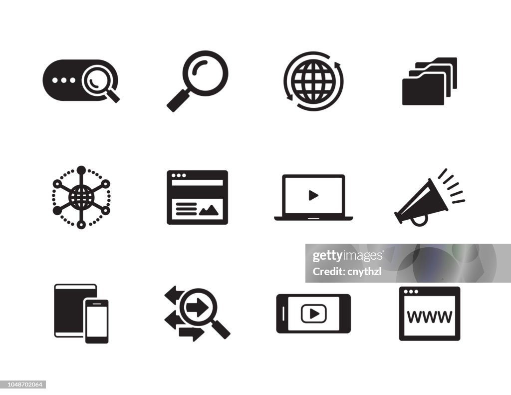 Digital Marketing Icon Set