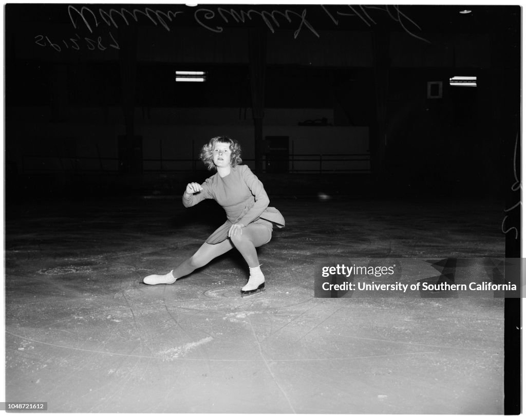 Skating -- Los Angeles Figure Skating Club competition, 1958