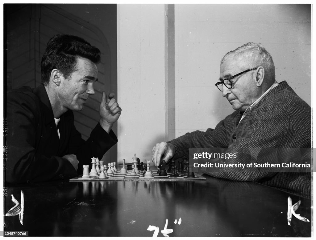 Chess Club, Monterey Park, 1952.