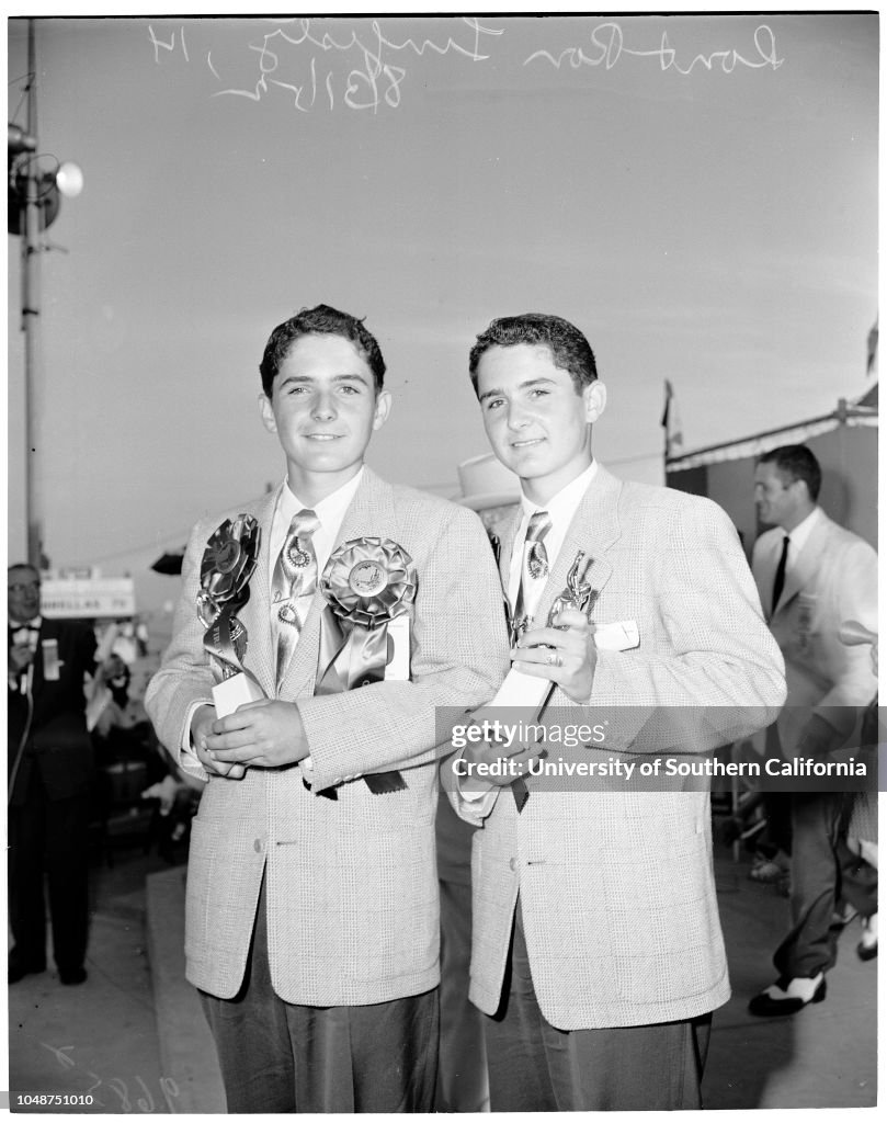 Twin Contest at Huntington Beach, 1952