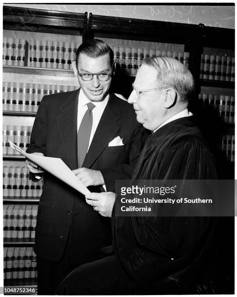 Supreme Court, 22 July 1953. Robert S Forsythe;Justice Douglas L Edmonds;Charlotte Farnham;Barbara Jean Jacoby;Malvina Goodstein;Mona Carlson;Chief...