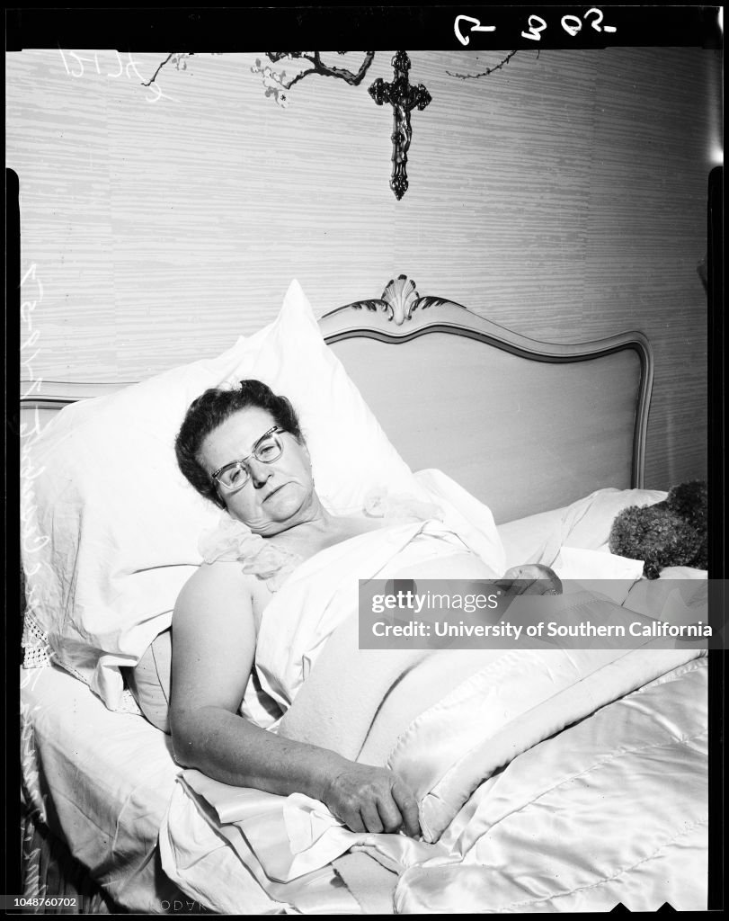 Liberace mom beaten, 1957