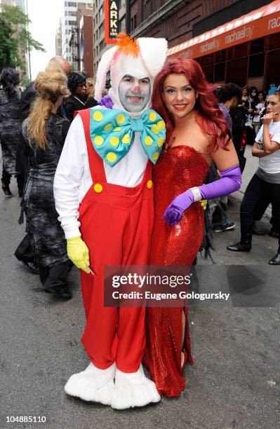 John Cusimano and Rachael Ray attend the taping of the "Rachael Ray" Show Halloween episode in front of the Rachael Ray Show Studio on October 6,...