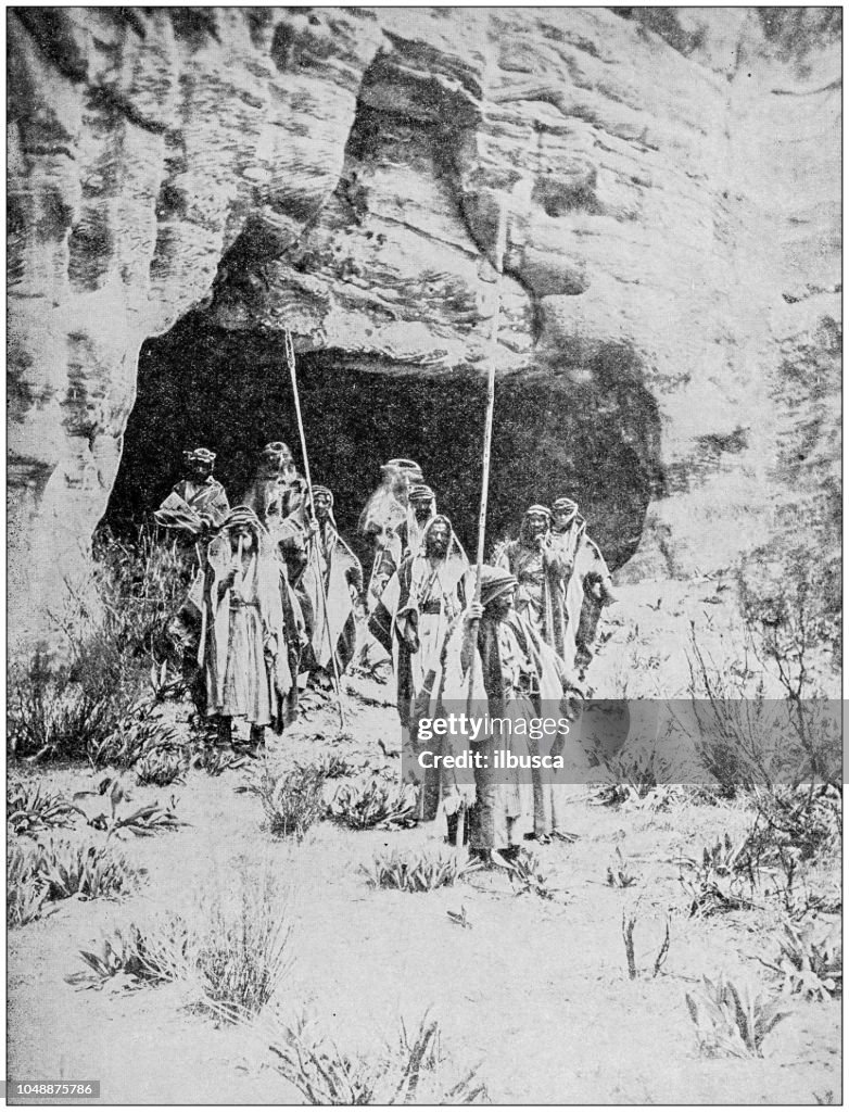 Antique photograph: Petra