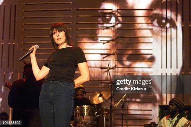 Chrissie Hynde during One Love-The Bob Marley Tribute in Oracabessa Beach, Jamaica.