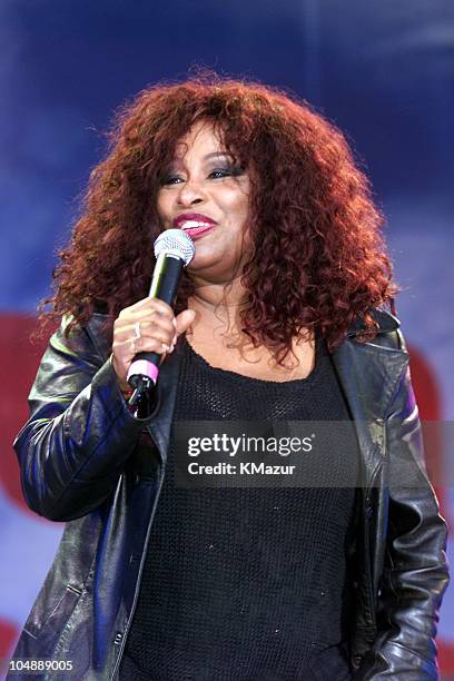 Chaka Khan during Equality Rocks Concert at RFK Stadium - April 29, 2000 at RFK Stadium in Washington, D.C., United States.