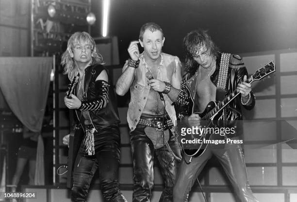Judas Priest performing circa 1980 in New York City.