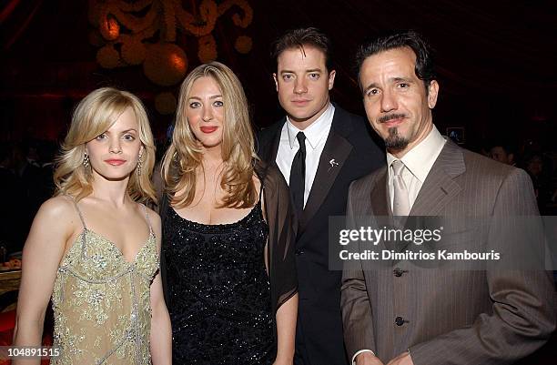 Mena Suvari, Afton Smith, Brendan Fraser and Robert Brickmann