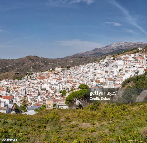 White village in the Tejeda and Almijara mountains.