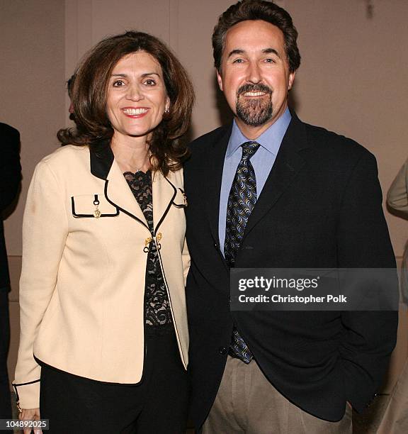 Bryce Zabel and wife during ATAS Hosts a Star-Studded Fashion Show to Benefit Dress for Success at ATAS' Leonard H. Goldenson Theatre in North...