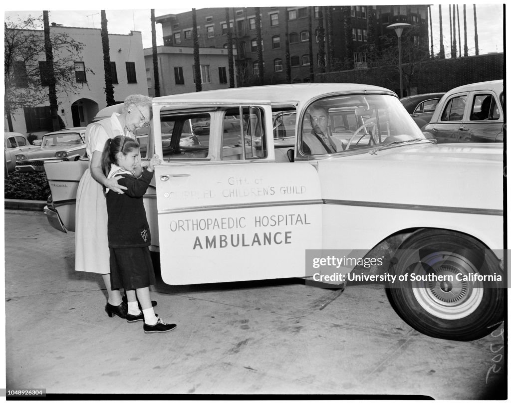 Volunteer worker feature (Orthopaedic Hospital), 1960