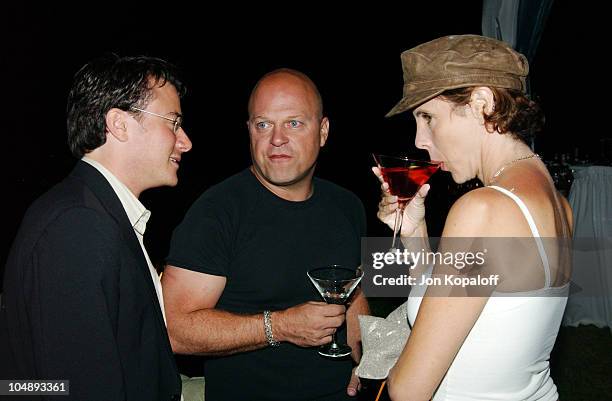 Endeavor Agent Greg Siegel, Michael Chiklis and wife Michelle Moran