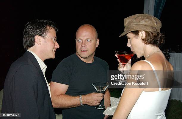 Endeavor Agent Greg Siegel, Michael Chiklis and wife Michelle Moran