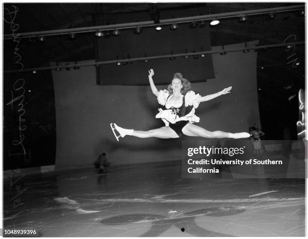Ice Capades;society, May 2, 1951. Patti Phillippi;Donna Atwood;Teddy Roman;Jeanne Sook;Bobbie Sook..