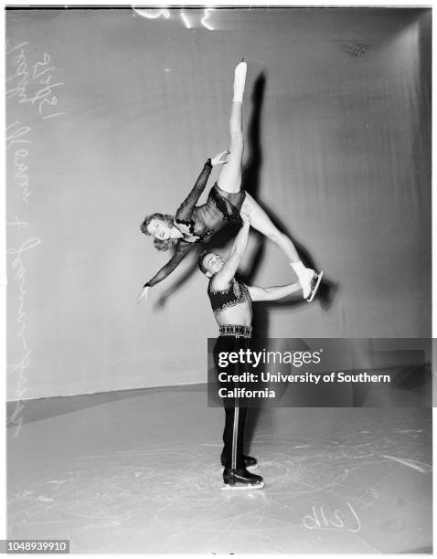 Ice Capades;society, May 2, 1951. Patti Phillippi;Donna Atwood;Teddy Roman;Jeanne Sook;Bobbie Sook..