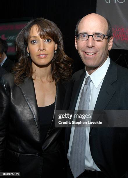 Jennifer Beals and Chairman and CEO of Showtime Networks Matt Blank