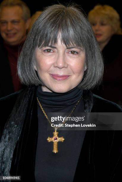 Anne Rice during Anne Rice Signs Copies of Her New Book "Blood Canticle" at Barnes and Noble, Astor Place in New York City, New York, United States.