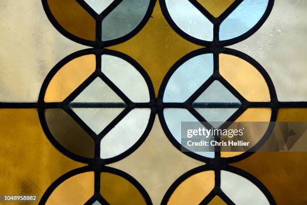 Church Window Mathmatical Pattern Church Stained Glass Window Patterns Photos and Premium High Res ...
