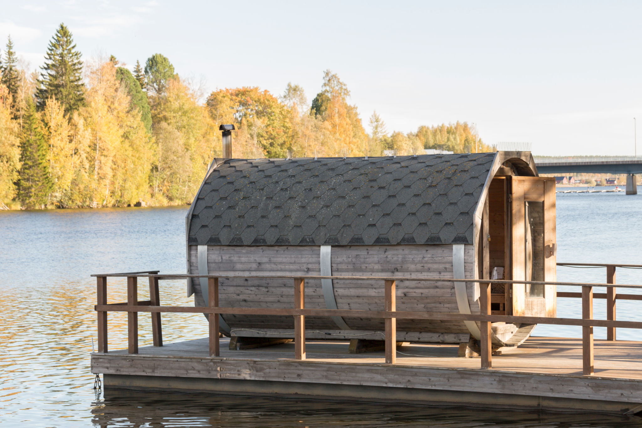 floating sauna
