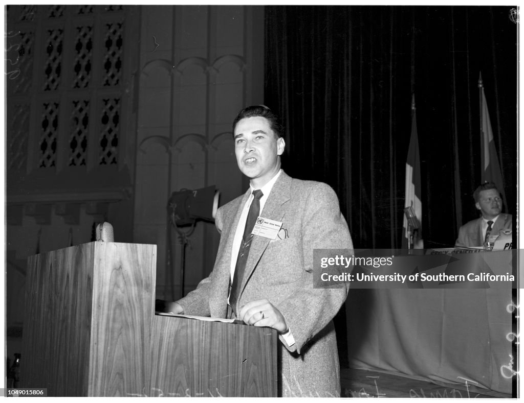 Model United Nations at University of Southern California, 1952