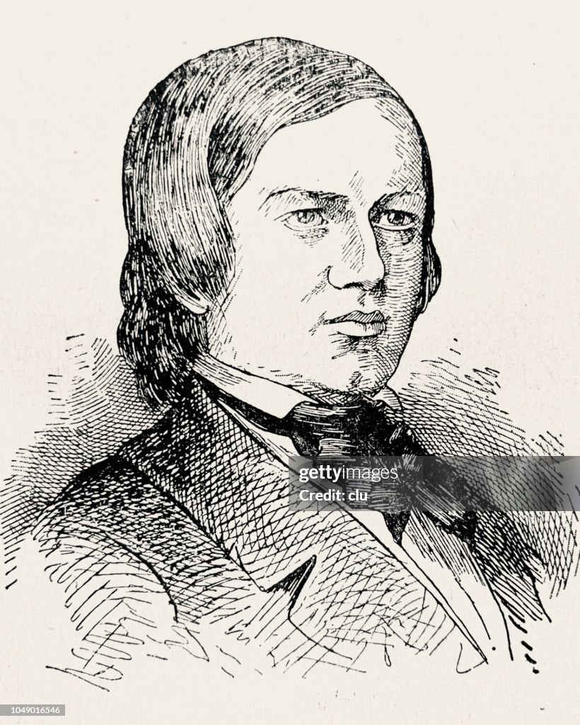 Robert Schumann, german composer, 1810-1856