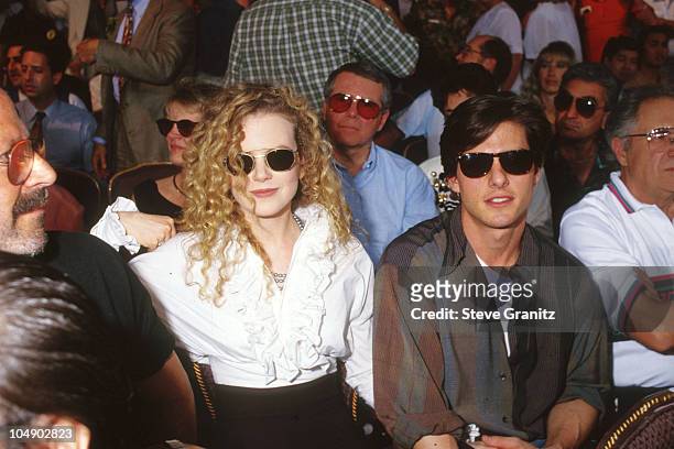 Tom Cruise & Nicole Kidman during Tom Cruise File in Los Angeles, California, United States.