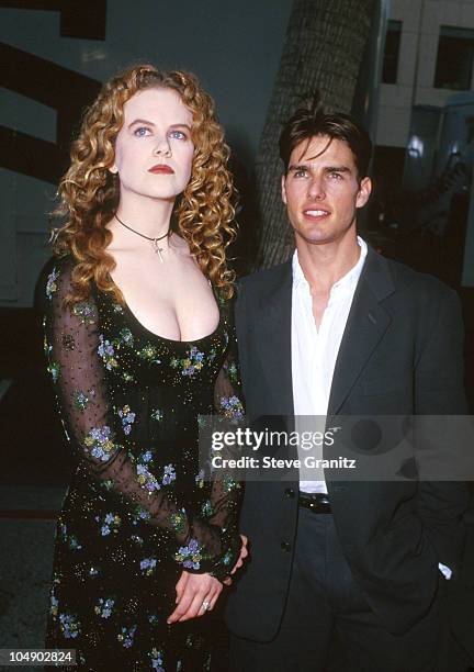 Tom Cruise & Nicole Kidman during Tom Cruise File in Los Angeles, California, United States.