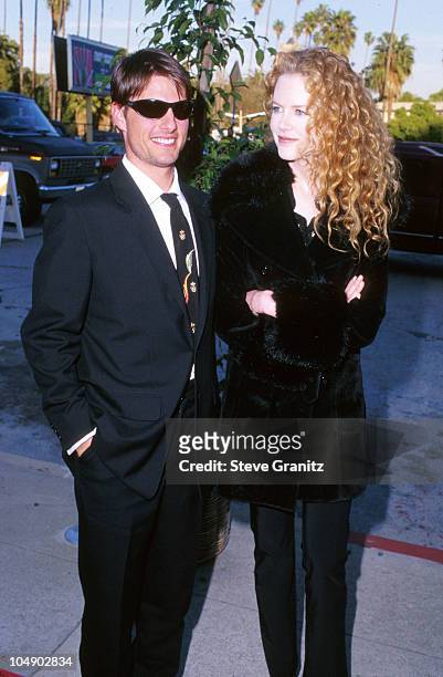 Tom Cruise & Nicole Kidman during Tom Cruise File in Los Angeles, California, United States.