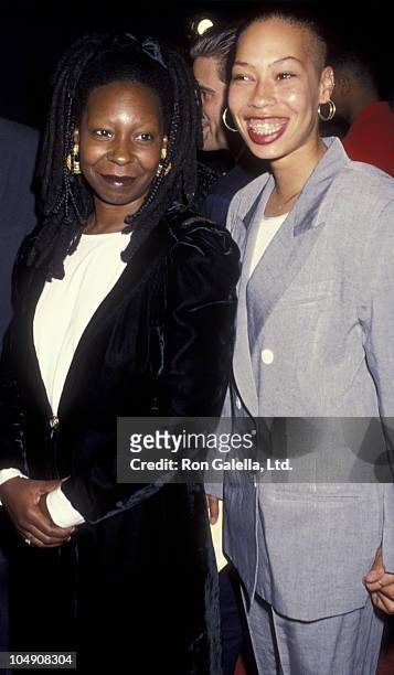 Actress Whoopi Goldberg and daughter Alex Martin attend the premiere of "Made In America" on May 27, 1993 at Mann Bruin Theater in Westwood,...