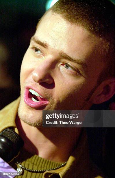 Justin Timberlake during Michael Jackson's 30th Anniversary Celebration - Arrivals at Madison Square Garden in New York City, New York, United States.