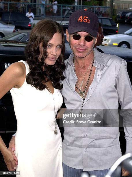 Angelina Jolie & Billy Bob Thornton during "Original Sin" Los Angeles Premiere at DGA Theater in Los Angeles, California, United States.