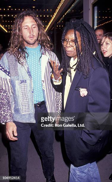 Actress Whoopi Goldberg and Lyle Trachtenberg attend the opening of "Death And The Maiden" on February 26, 1992 at the Brooks Atkinson Theater in New...