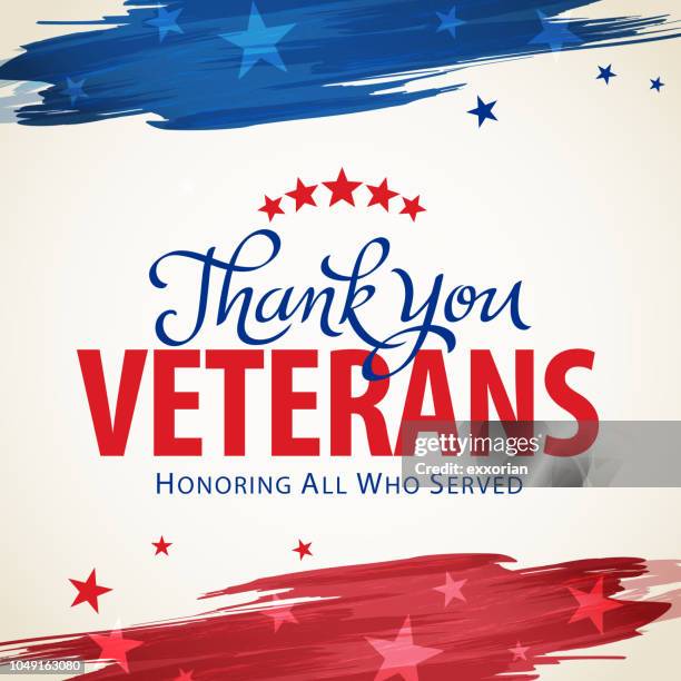 ilustrações de stock, clip art, desenhos animados e ícones de thank you veterans - dia dos veteranos