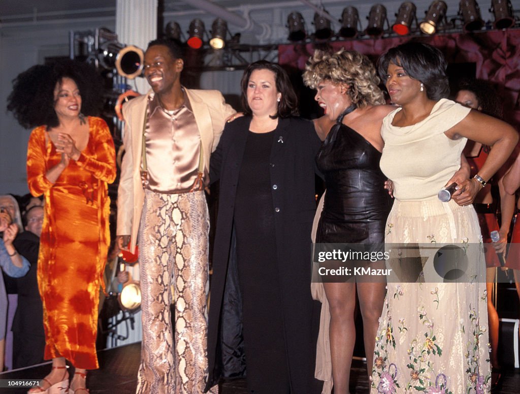 Diana Ross, Luther Vandross, Rosie O'Donnell, Tina Turner and Oprah
