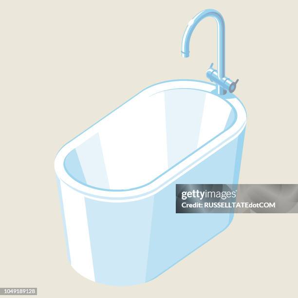 modern bath - stainless steel sink stock illustrations