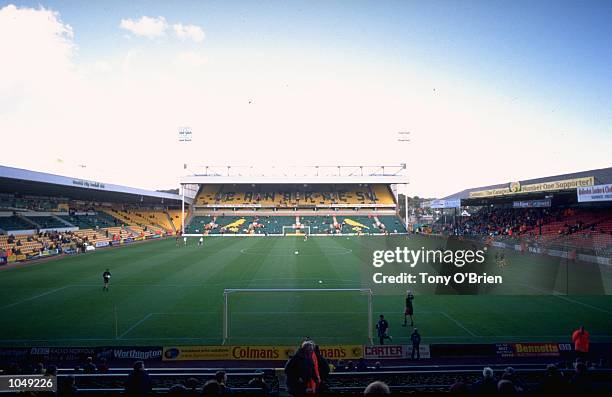 Carrow Road home of Norwich City during the Nationwide League Division 1 match against Charlton at Carrow Road in Norwich, England. Charlton won 3-0....
